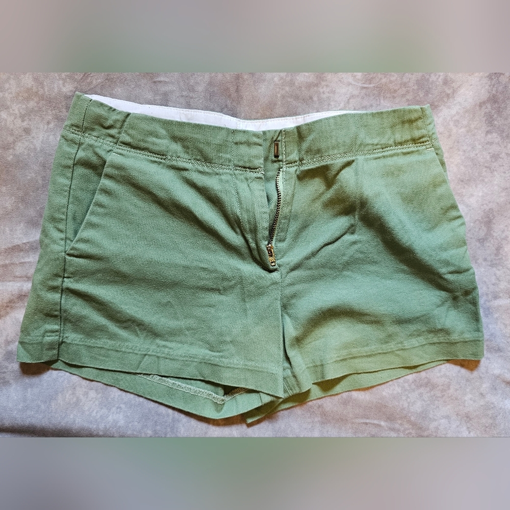 Crewcuts High Waist Green Girl's Shorts